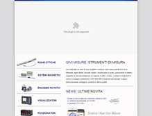Tablet Screenshot of givimisure.it